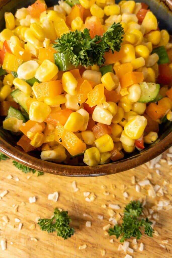 Summer Bliss: Refreshing Corn Salad with a Zesty Twist