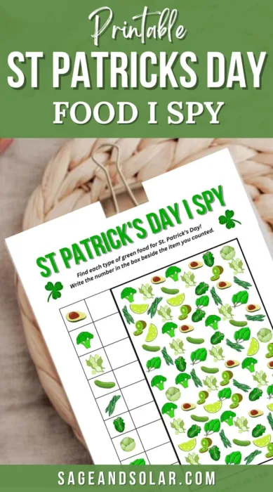 Irish themed Printables for St Patrick's Day 