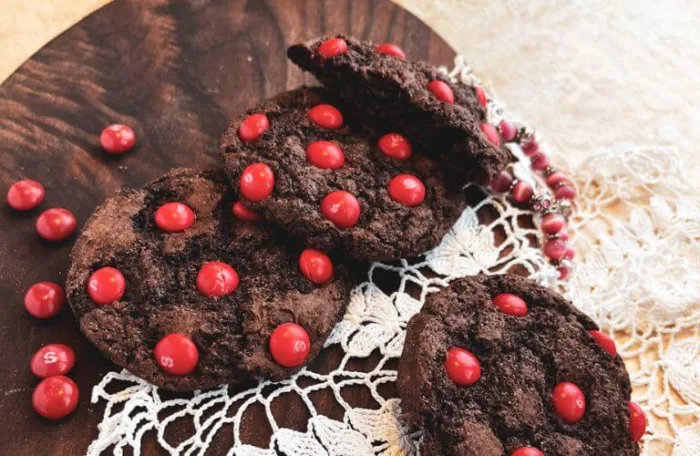 Valentine's Day chocolate cake mix cookies for a gluten-free lifestyle