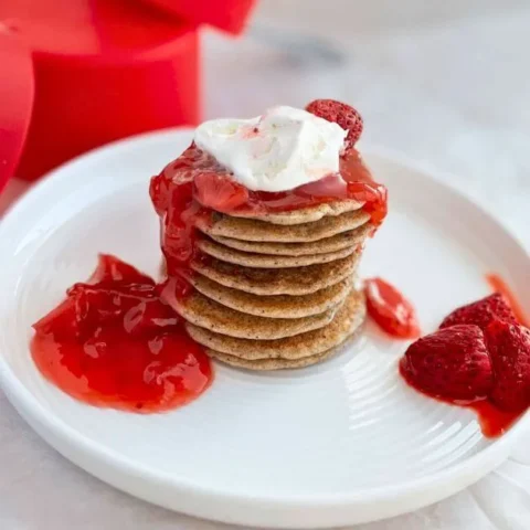 Easy Mini Sourdough Discard Pancakes (Gluten-Free)