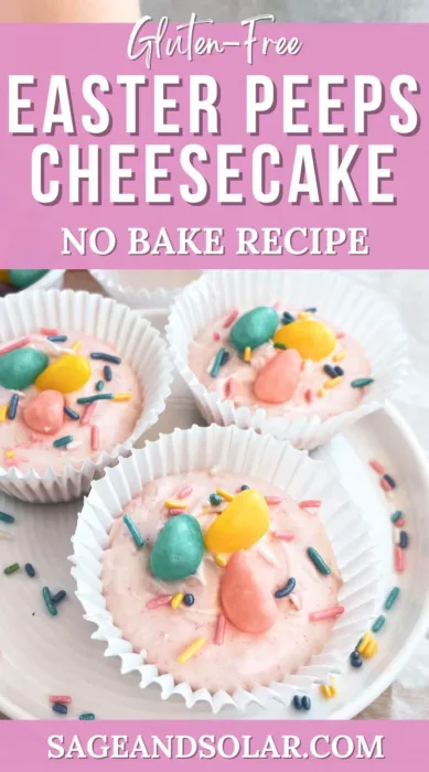 Savor the season with our gluten-free Easter Peeps cheesecake, a scrumptious no-bake treat that combines the sweetness of marshmallow Peeps with a luscious cheesecake base.