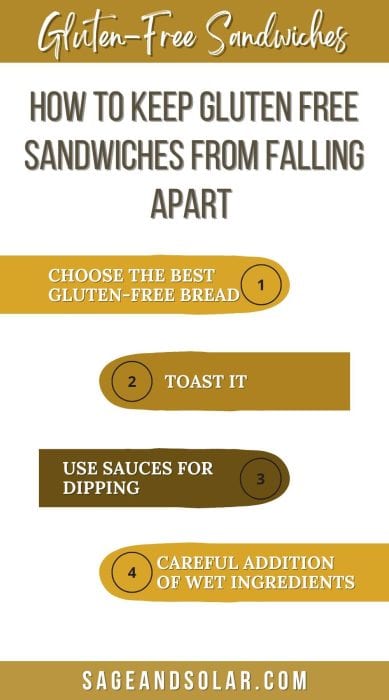 Tips for keeping gluten-free sandwiches from falling apart: 4 essential strategies for better sandwiches.